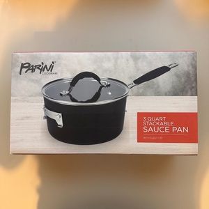 New Parini Sauce Pan with Glass Lid